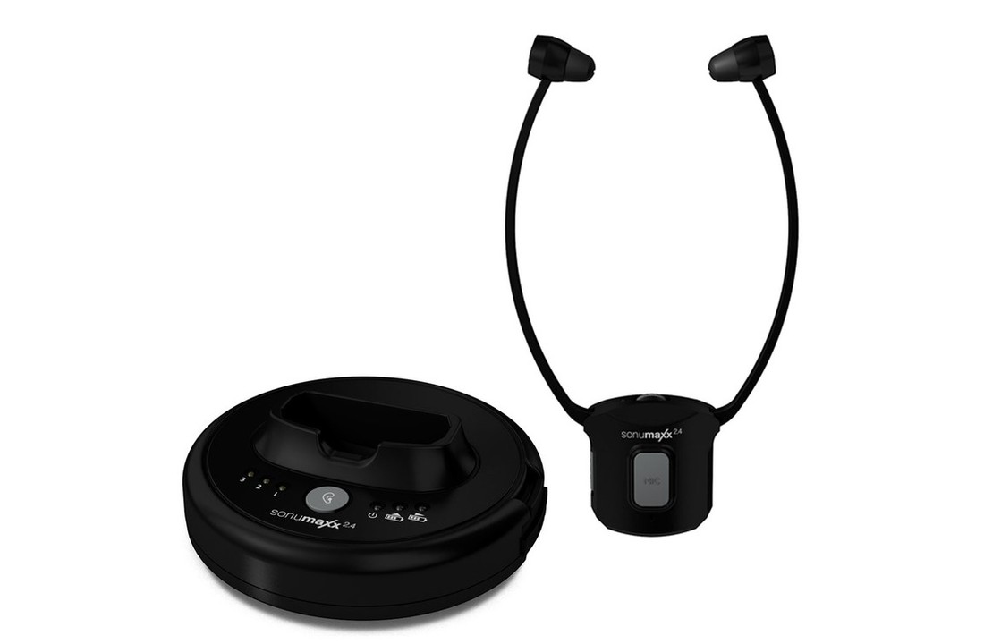Sonumaxx 2.4 NXT GHz chin bar set TV Listening aid