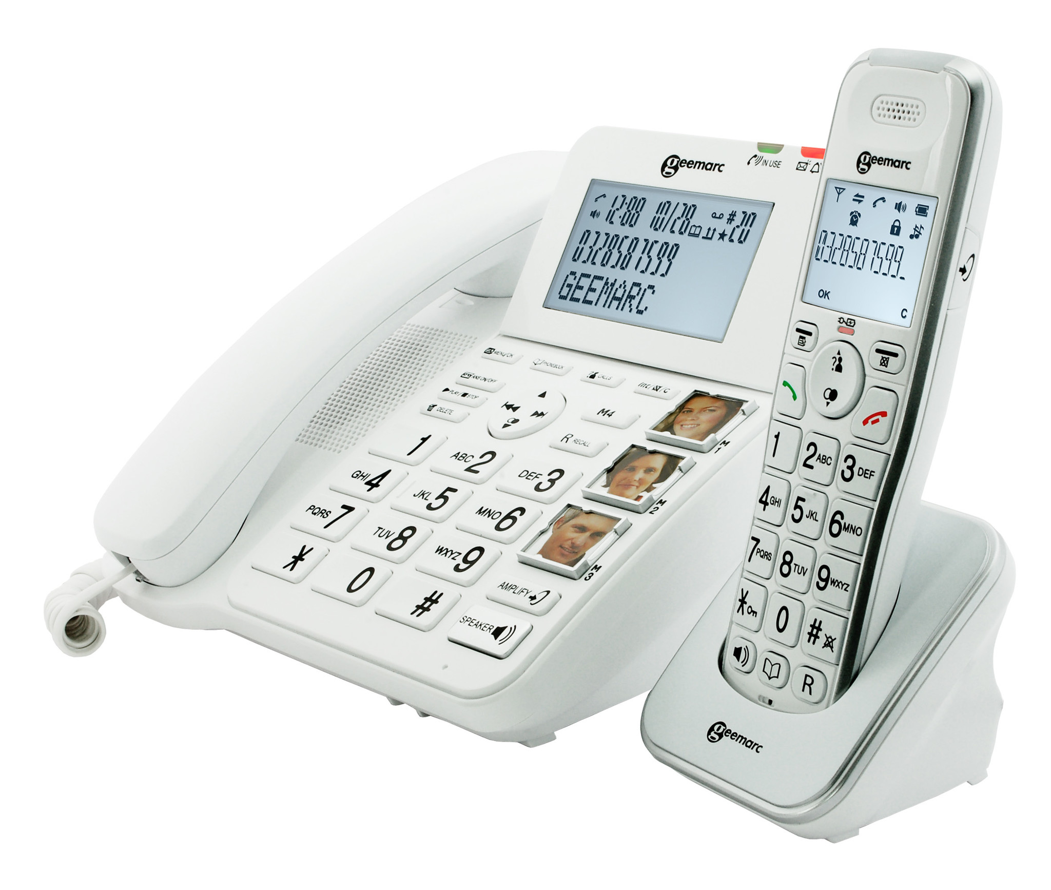 Geemarc Amplidect 595 Combi telefoon voor slechthorenden