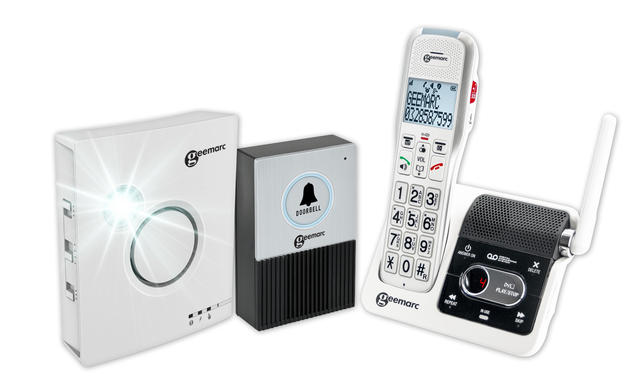 Geemarc Amplidect 595 + Doorbell U.L.E.
