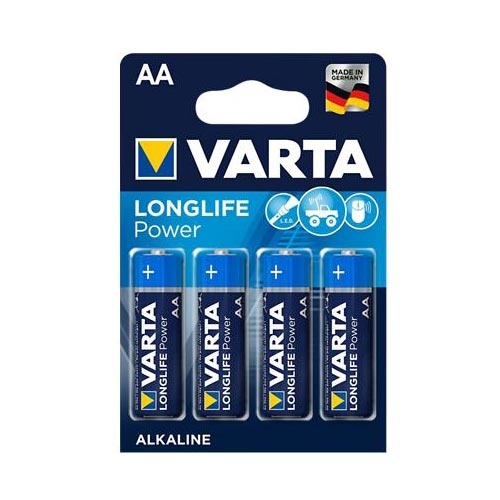 Varta Longlife AA batterijen Blister van 4 stuks