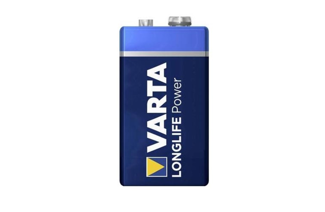 serveerster wassen compenseren Varta Longlife 9V batterij 6LR61 - AllesVoorOren.nl
