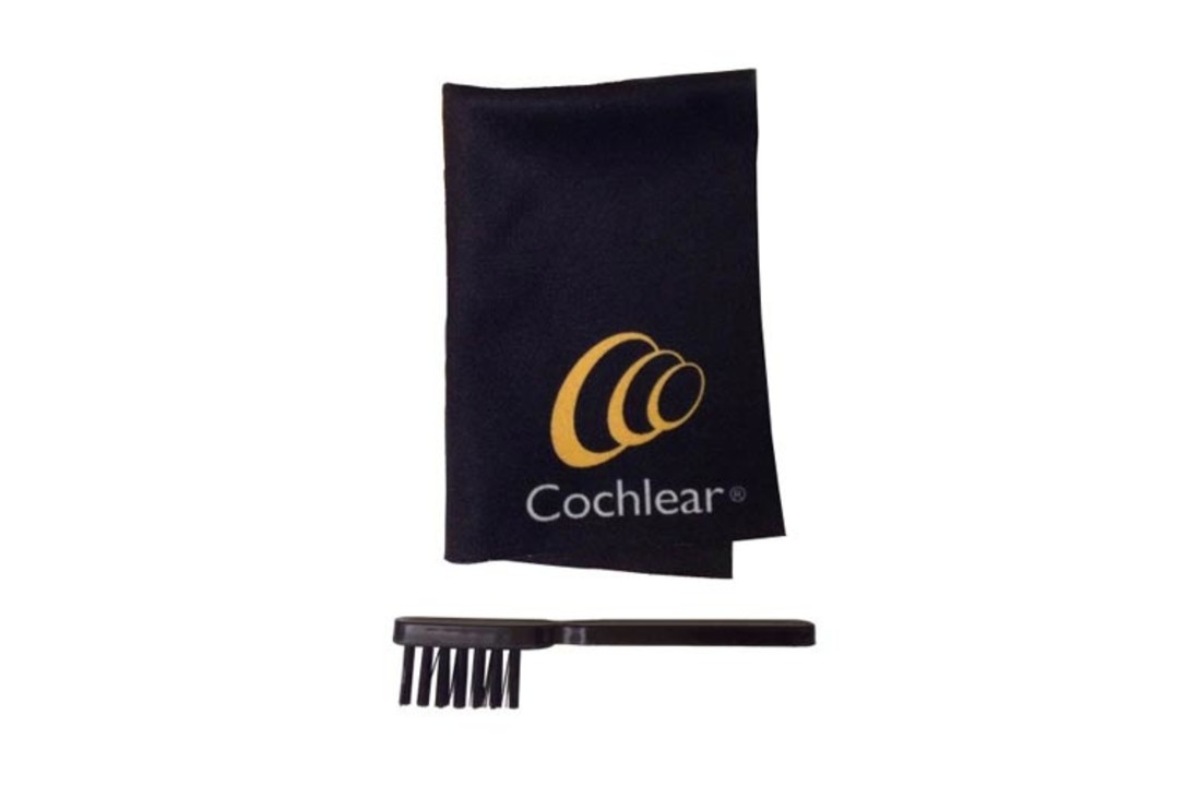 BAHA cleaning brush and cloth