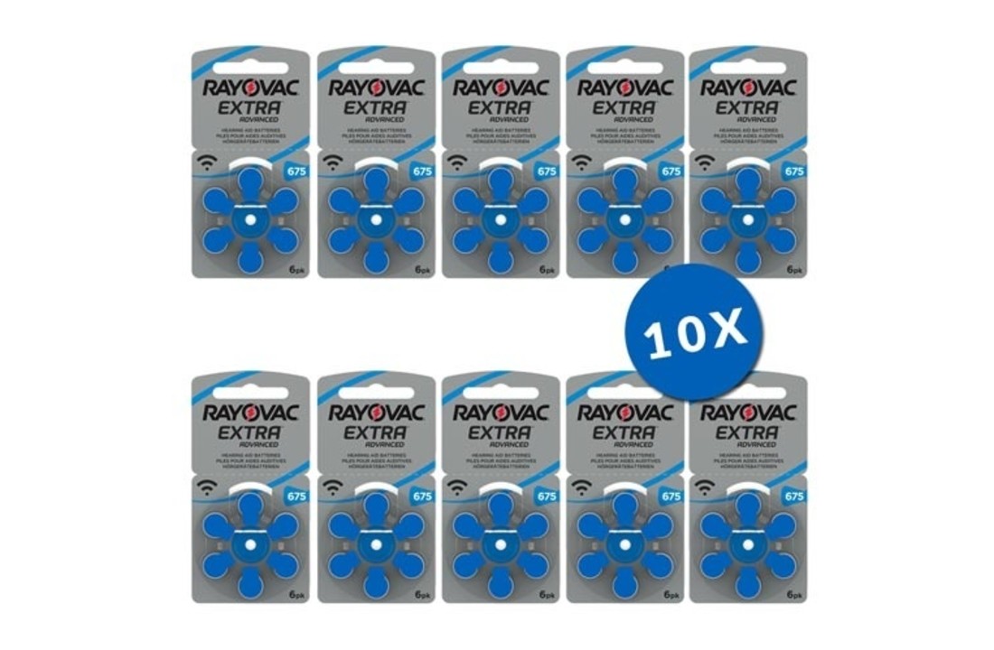 Rayovac 675 hoortoestelbatterij voordeelpakket