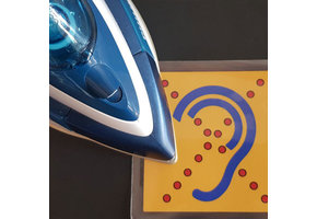 Limited Hearing Bügelaufkleber 110x110mm