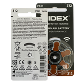 Widex 312 (PR41) Brown hearing battery - value package