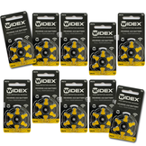 Widex 10 (PR70) Yellow hearing battery - value package