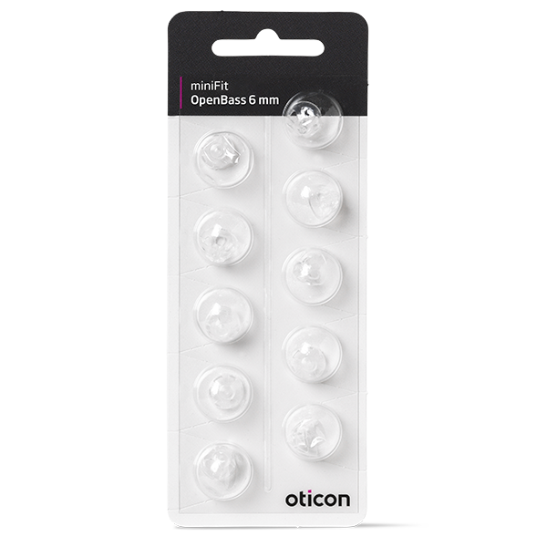 Oticon miniFit OpenBass Schirmchen