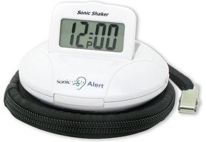 Sonic Shaker BOOM travel alarm with shaker