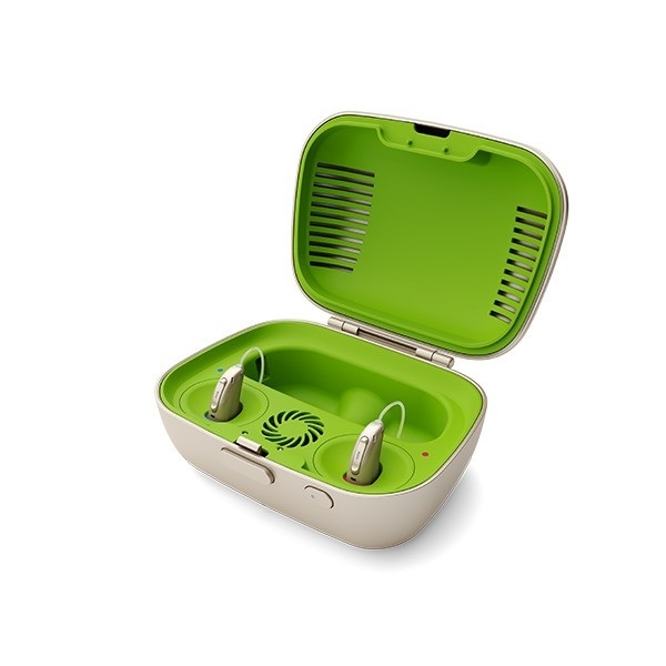Phonak Charge and Care oplader en UV droogcabine in één