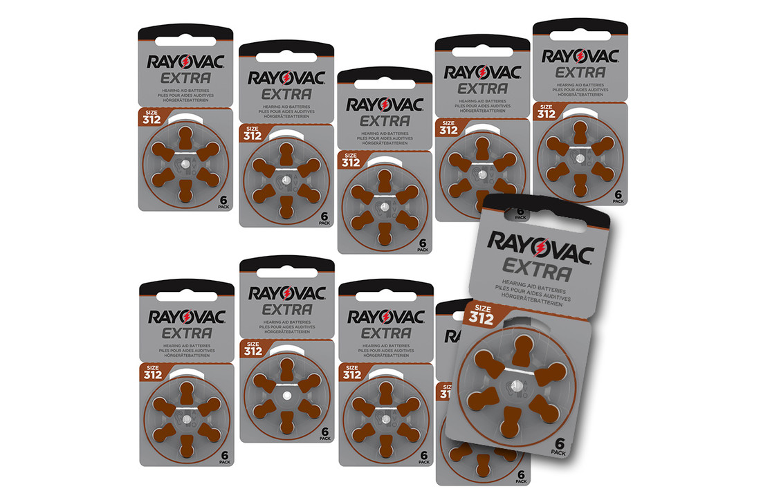 Rayovac Extra 312 (PR41) - 10 packs deal