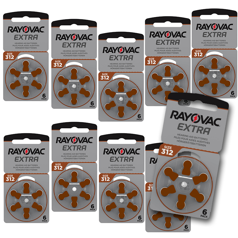 Rayovac Extra 312 (PR41) - 10 packs deal