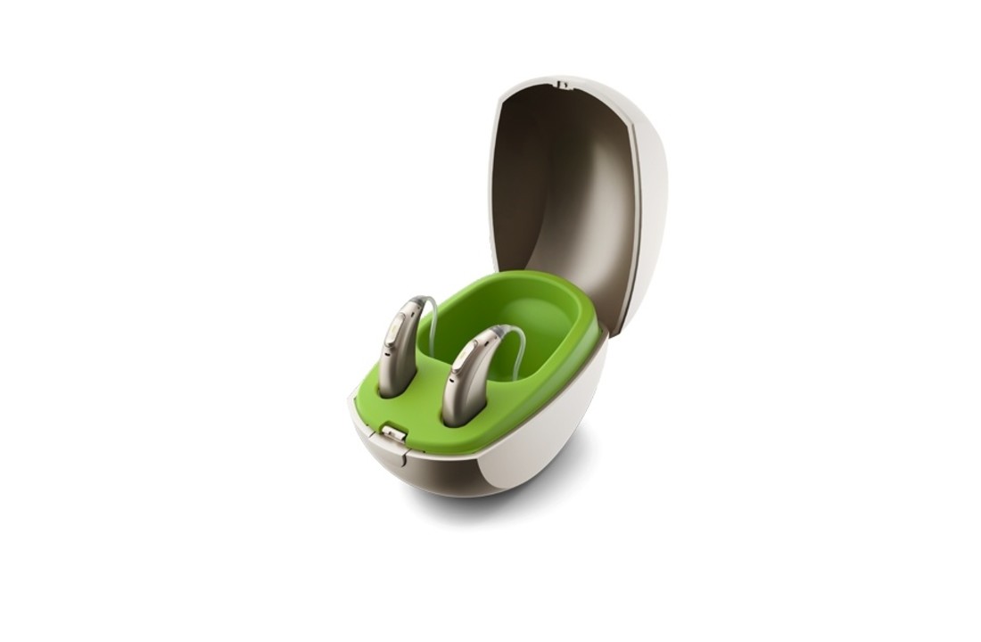Phonak Ladegerät BTE RIC für alle wiederaufladbaren RIC-Modelle von Paradise und Marvel