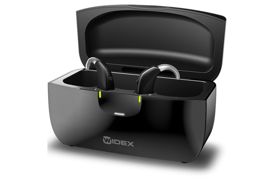 Widex Charge n’ Clean Oplader and UV Drybox  BTE