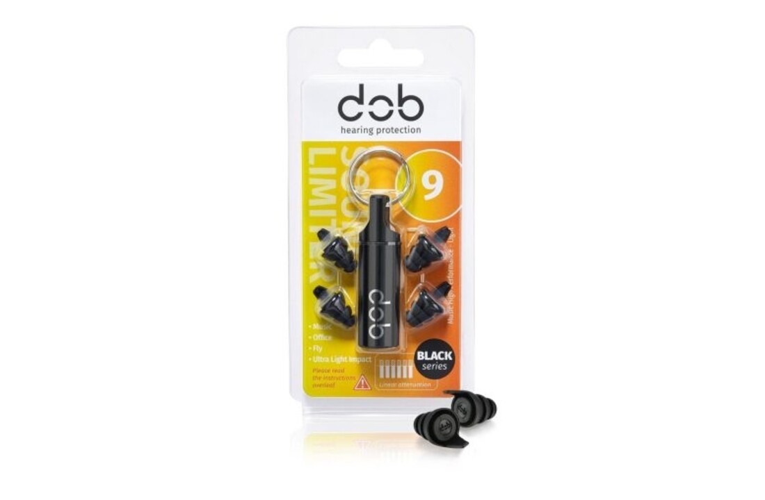 Reusable Black Series 9db - Herbruikbare oordopjes voor concentratie en ontspanning