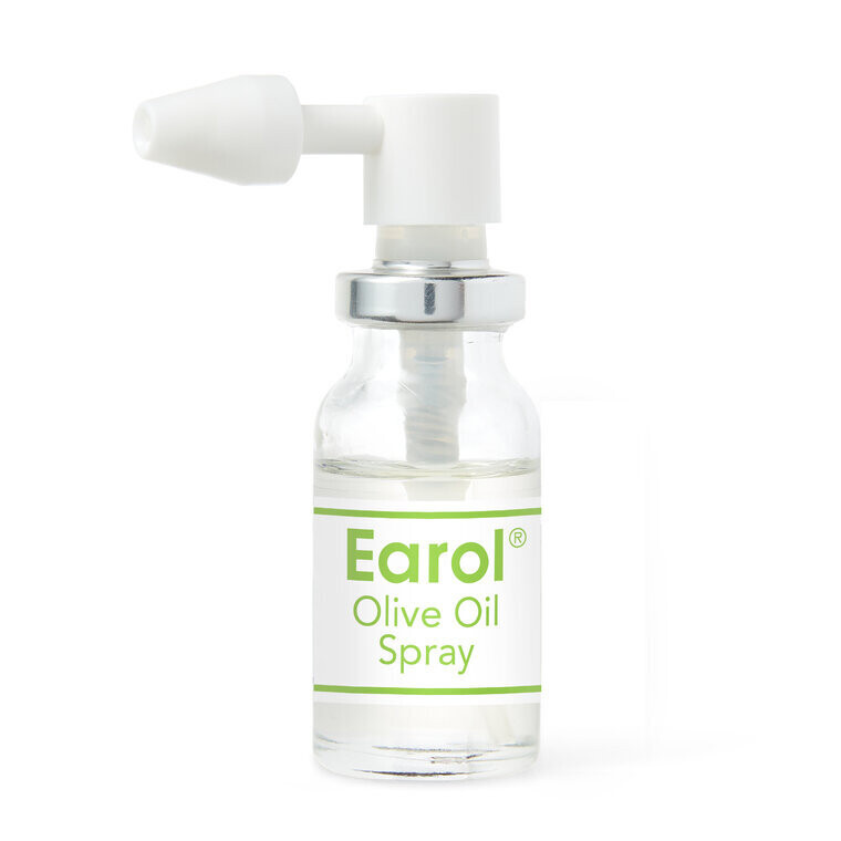 Earol olive oil sprayer for loosening impacted earwax