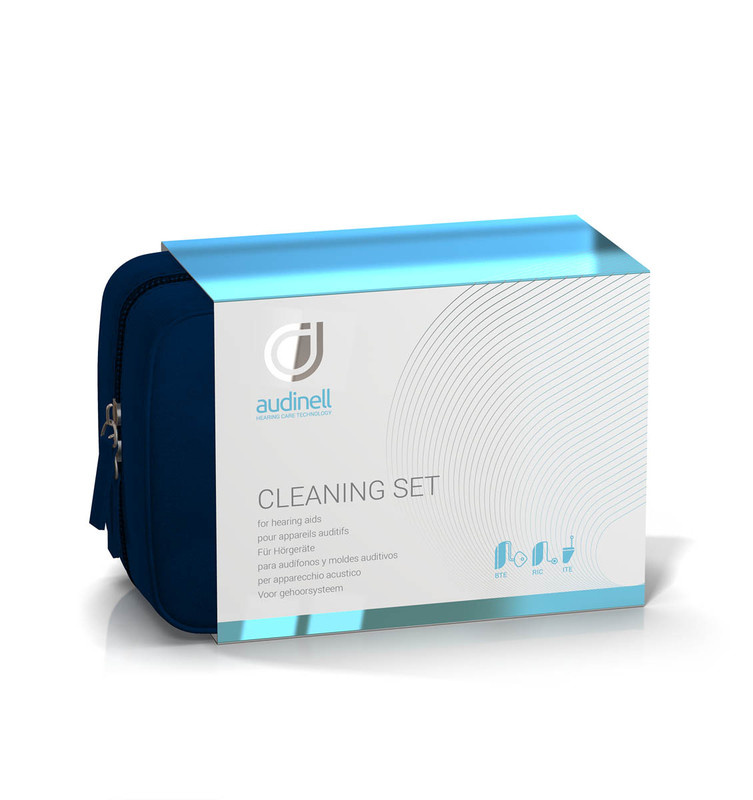 Audinell starter set cleaning for in-ear hearing aids (ITE)
