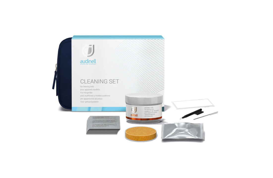 Audinell starter set cleaning for in-ear hearing aids (ITE)