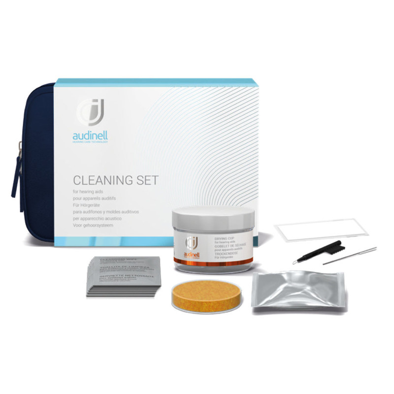 Audinell starter set cleaning for in-ear hearing aids (ITE)