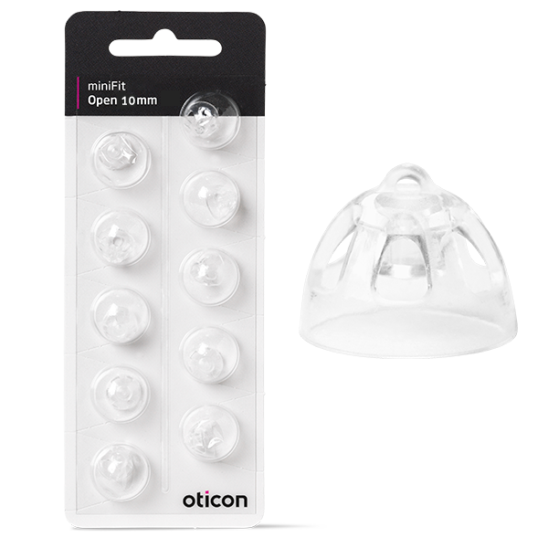 Oticon miniFit Open Schirmchen  - 5 mm- 6 mm - 8 mm - 10 mm