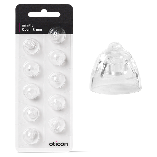 Oticon miniFit Open Schirmchen  - 5 mm- 6 mm - 8 mm - 10 mm