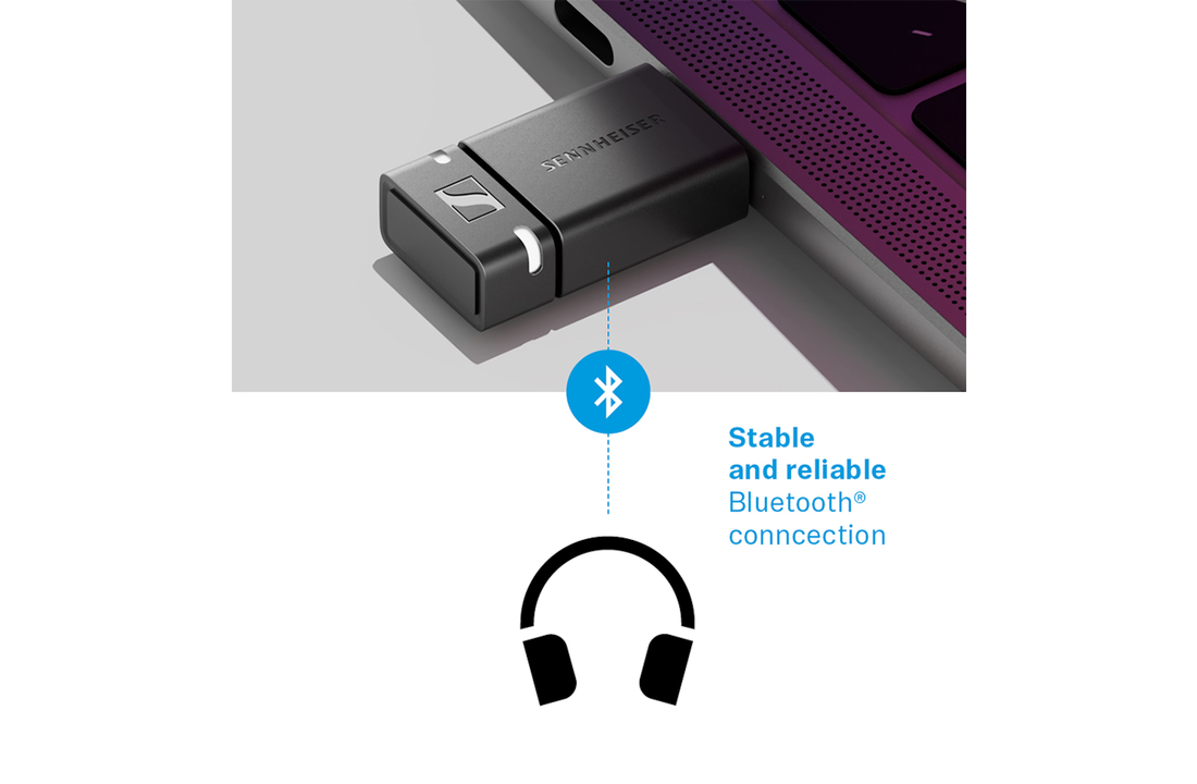 Sennheiser BTD600 Bluetooth-Dongle für Kopfhörer