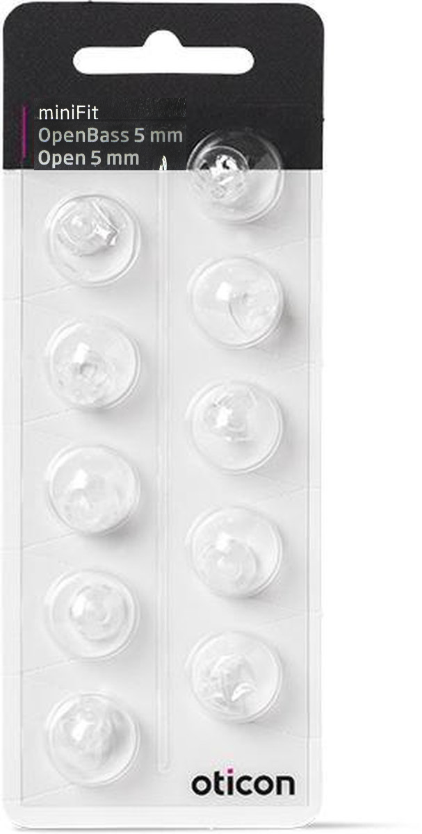 Oticon miniFit Open Domes - 5 mm- 6 mm - 8 mm - 10 mm