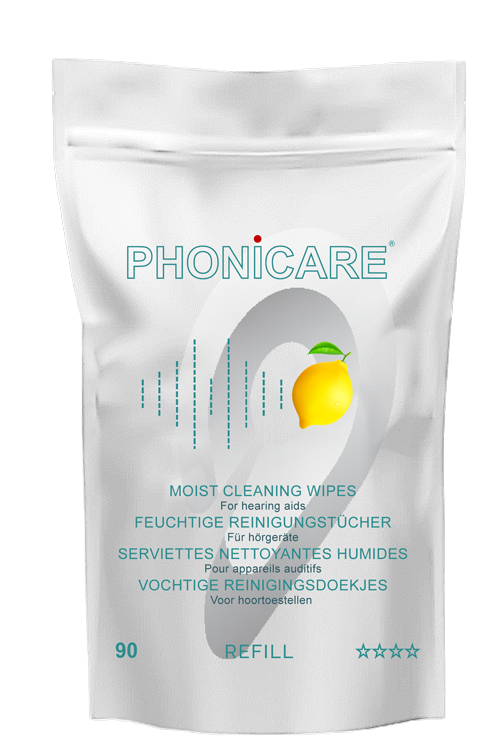 Phonicare Reinigingsdoekjes met citroengeur - 90 stuks in navulverpakking