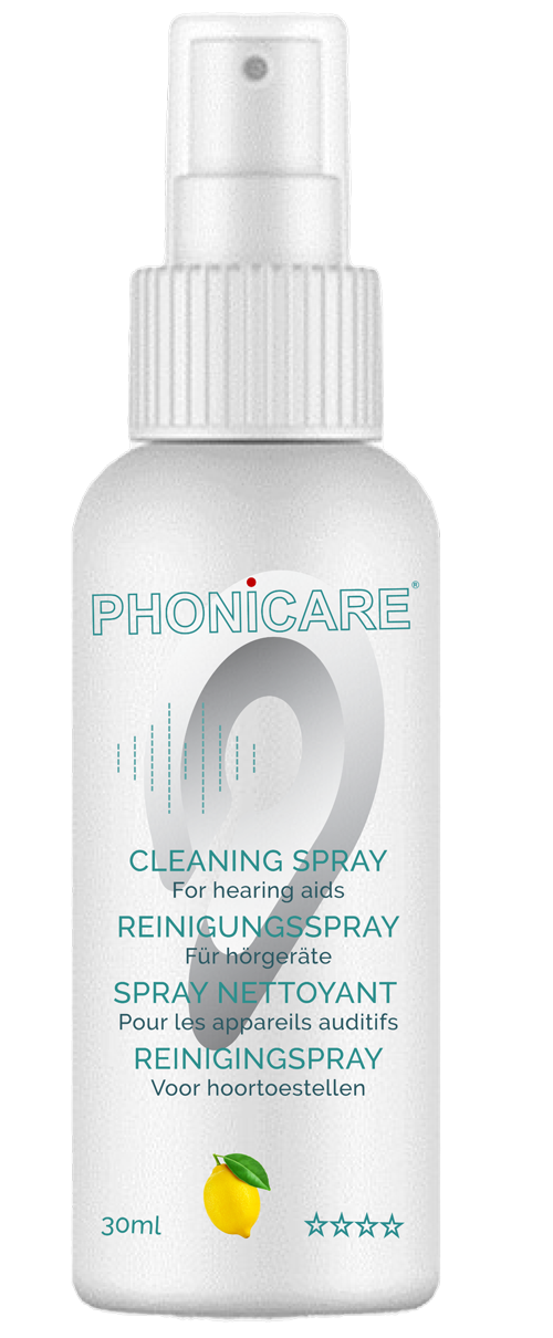 Phonicare reinigingsspray voor hoortoestellen - flacon met 30 ml