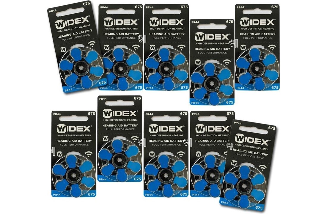 Widex 675 (PR44) Blauw hoortoestelbatterij