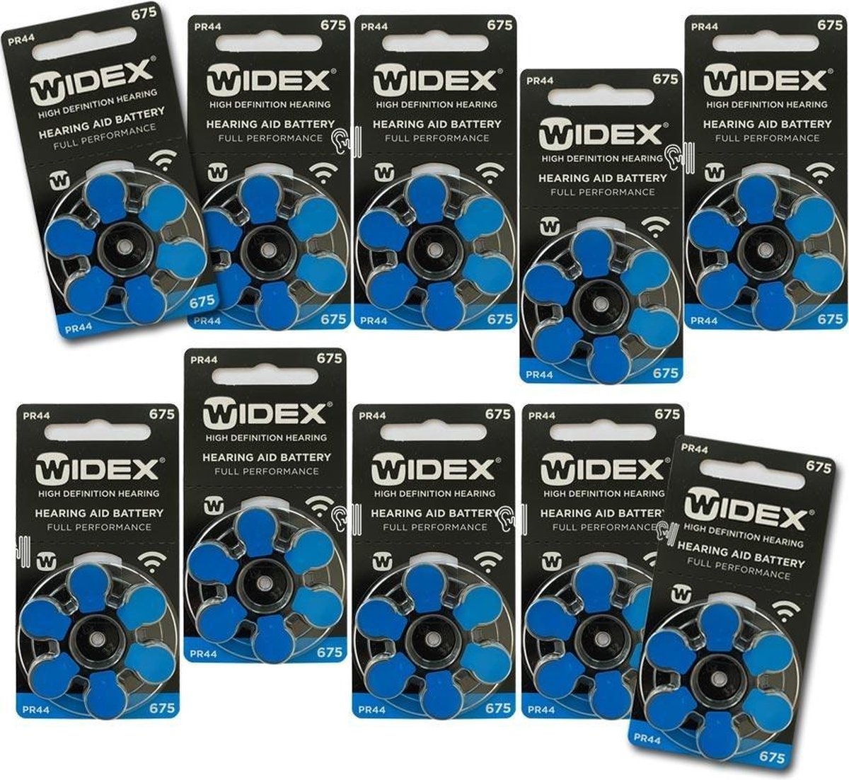 Widex 675 (PR44) Blauw hoortoestelbatterij