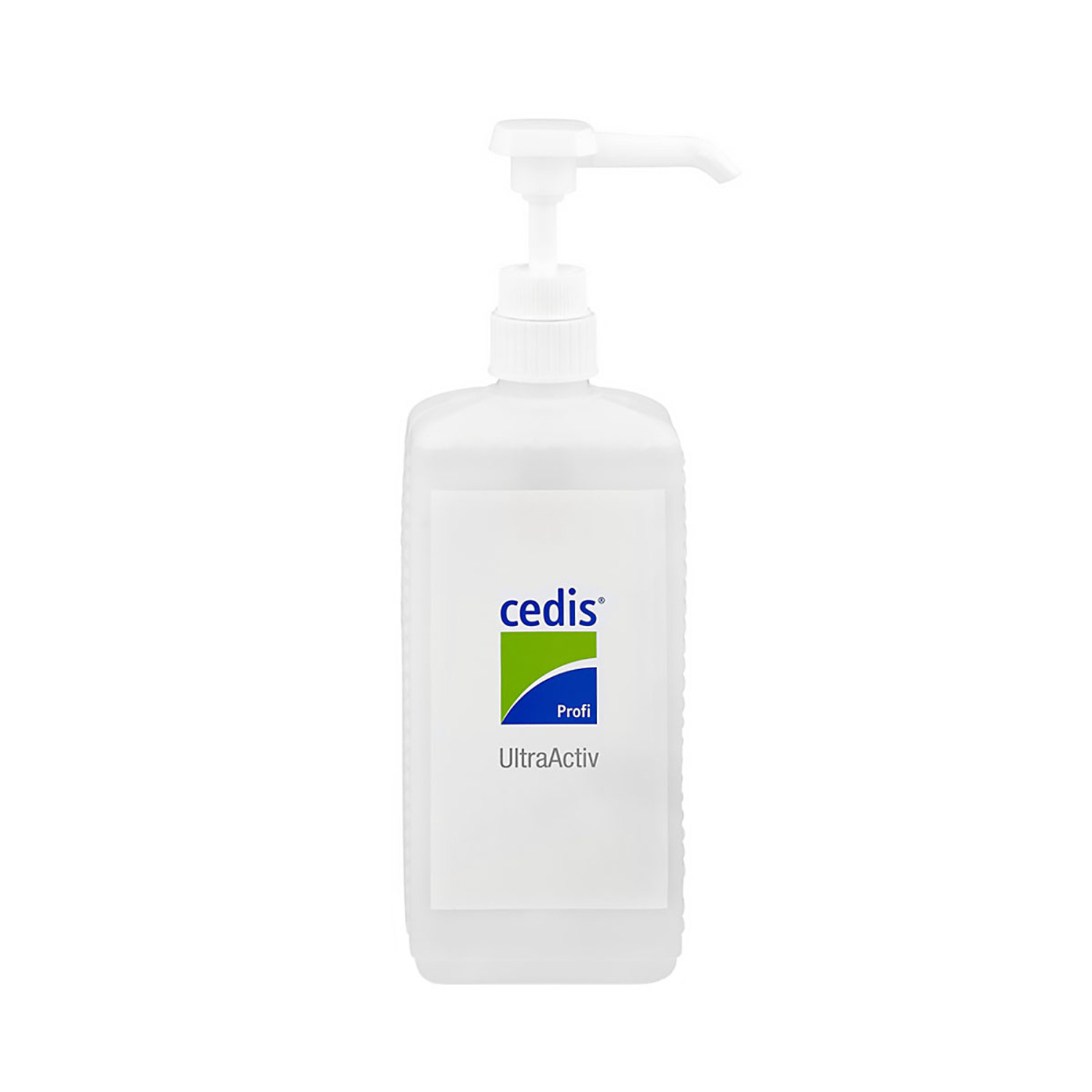 Cedis Ultra Active Desinfektions- und Reinigungsflüssigkeit für Ultraschallgeräte – 500ml mit Dosierpumpe