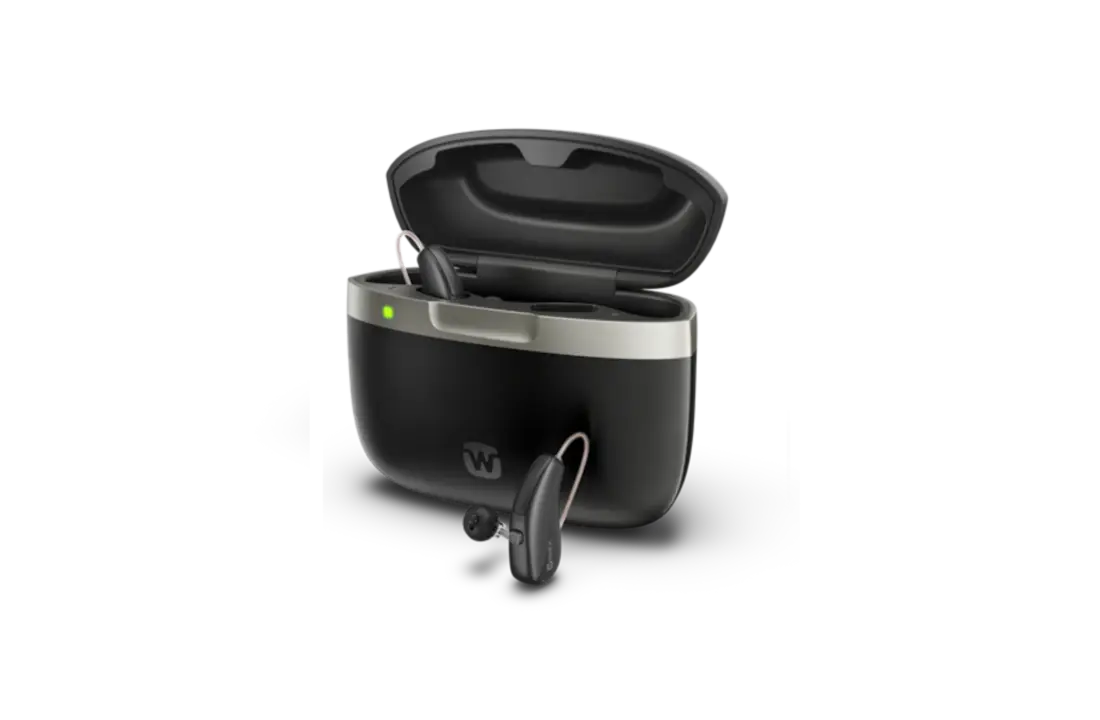 Widex Tragbares Ladegerät für Allure RIC R D – Kompakte Ladestation für unterwegs