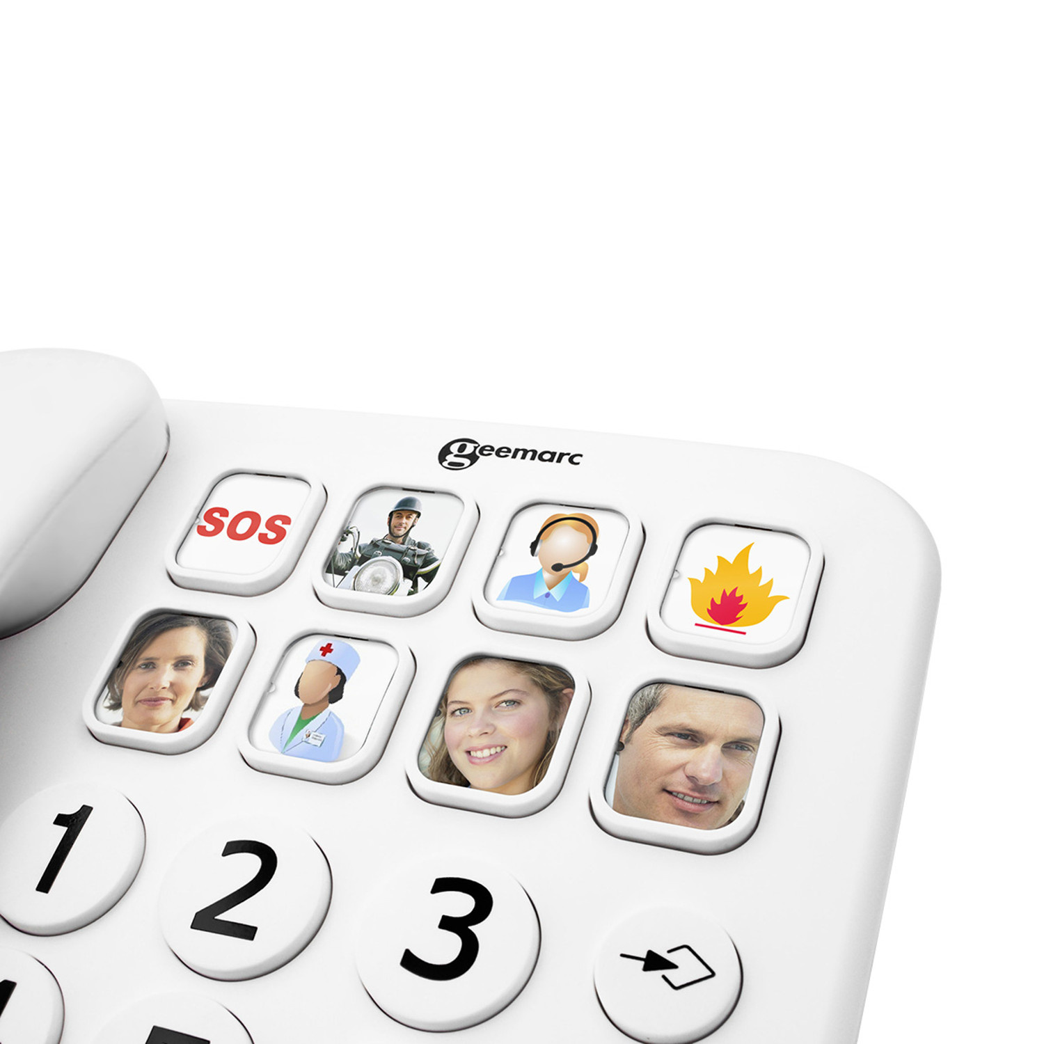 Geemarc Photophone 110 corded phone with photo buttons