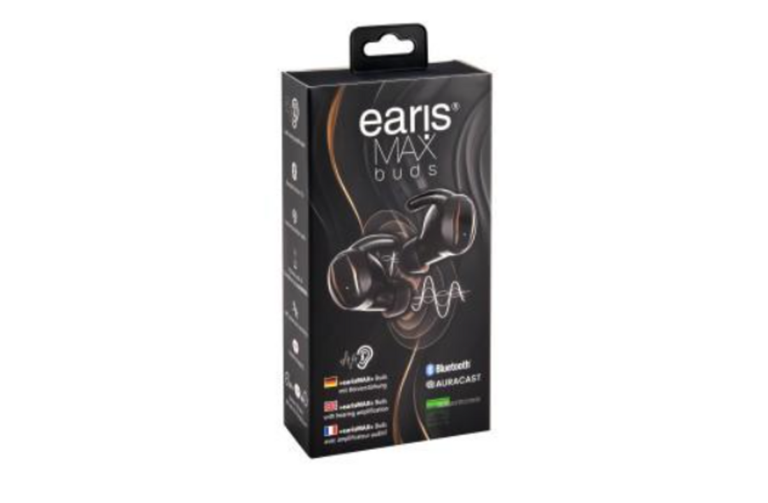 EarisMAX Buds draadloze Bluetooth oordoppen met persoonlijk luisterprofiel, noise cancelling en Auracast