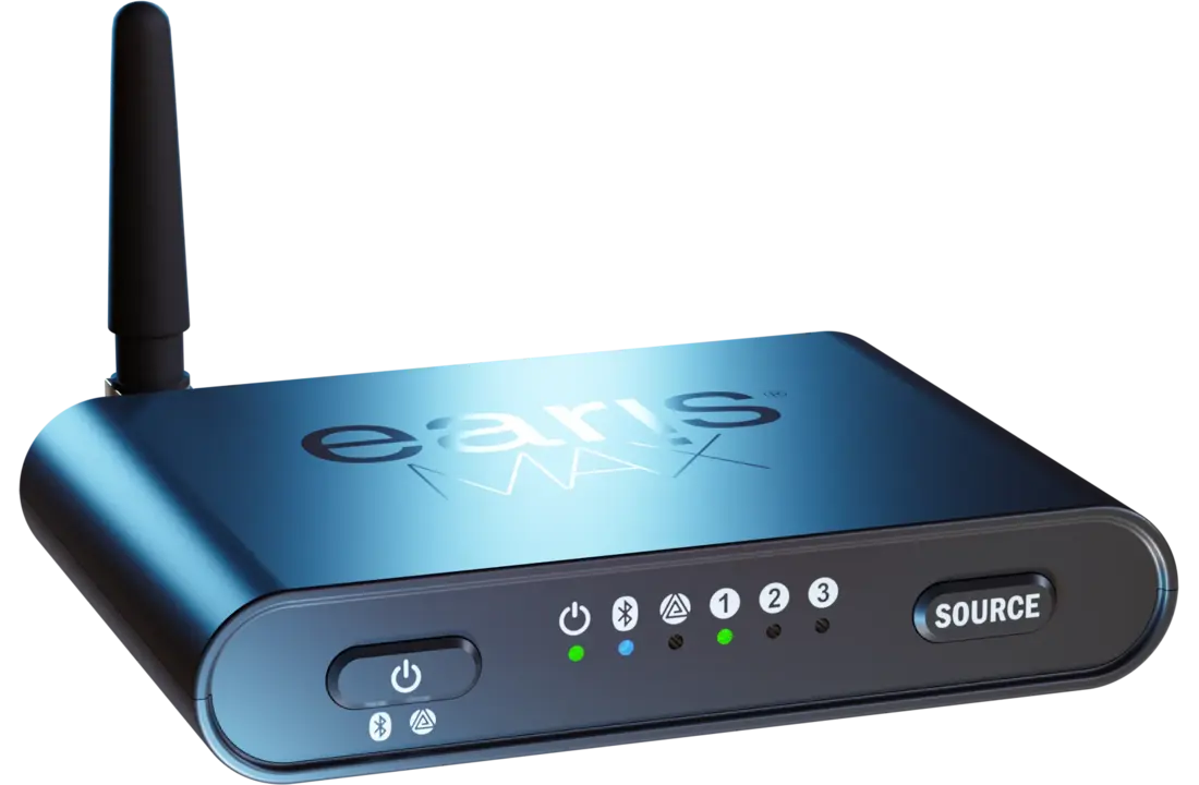 Humantechnik earisMAX Bluetooth / Auracast Audio-Sender für TV und Audioquellen