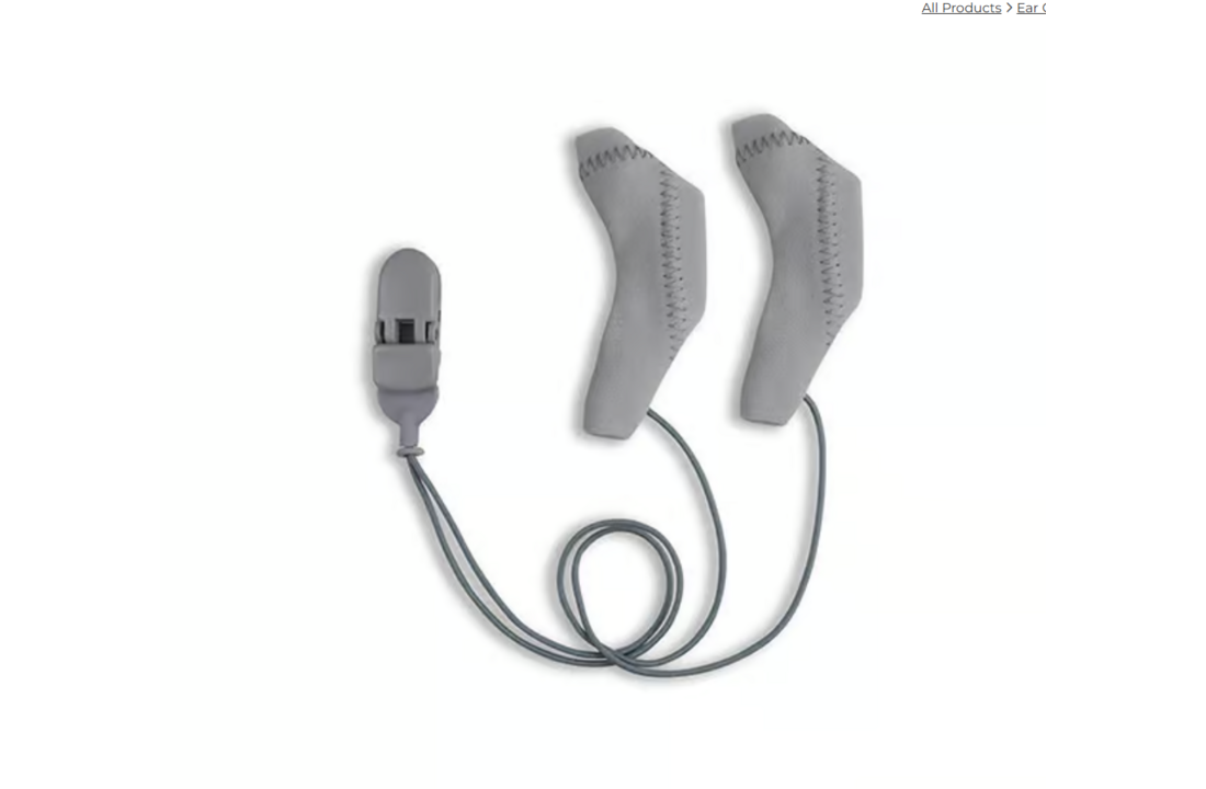Ear Gear Cochlear Implant M1 Corded beschermhoesjes met veiligheidskoord en kledingclip