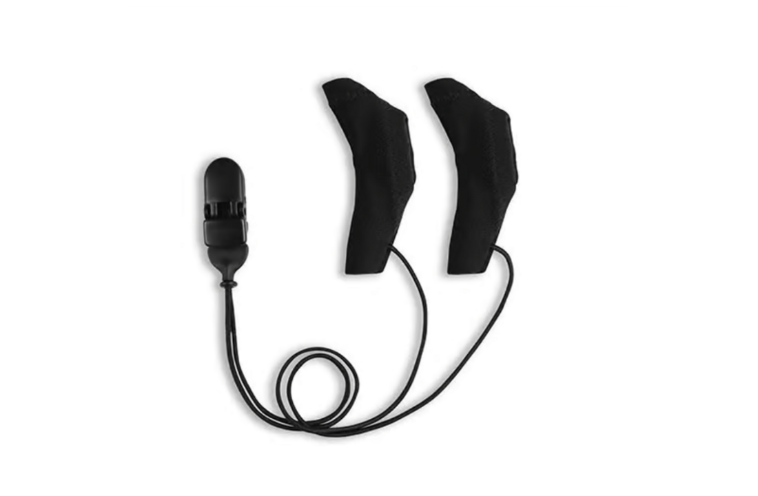 Ear Gear Cochlea-Implantat M1 Corded Schutzhüllen mit Sicherungsband und Kleidungsclip