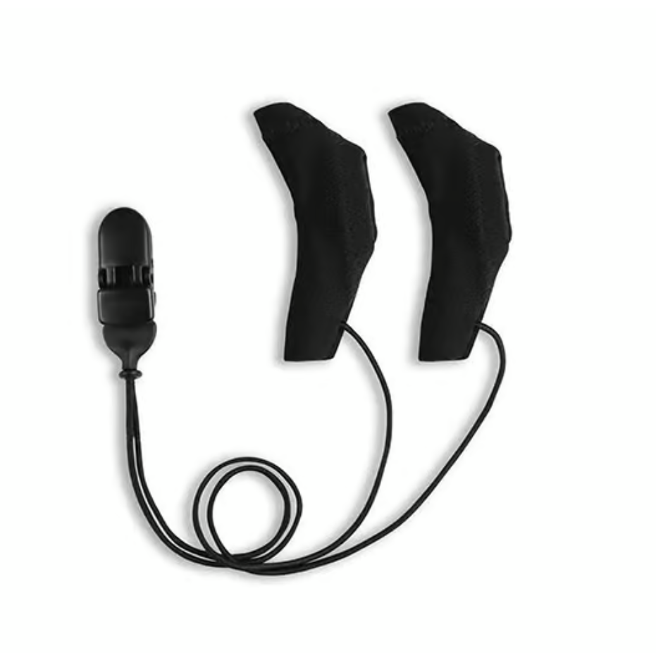 Ear Gear Cochlea-Implantat M1 Corded Schutzhüllen mit Sicherungsband und Kleidungsclip