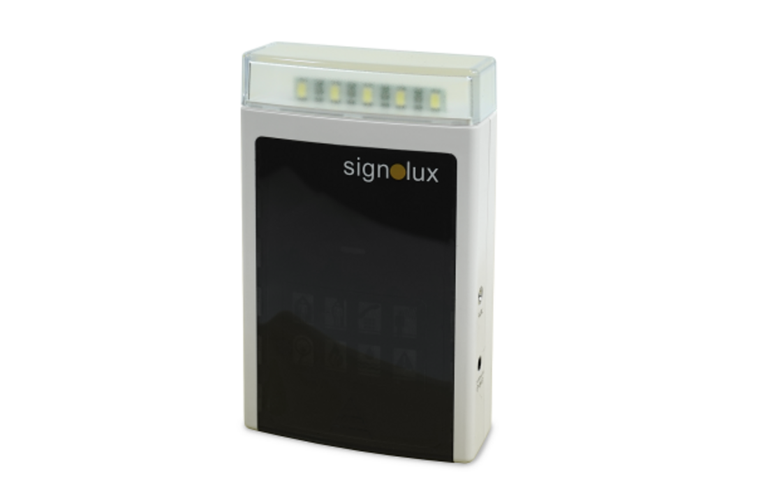 Humantechnik Signolux Receiver S with flashing light and sound – white (A-2616-W)