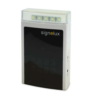 Humantechnik Signolux Ontvanger S met flitslicht en geluid – wit (A-2616-W)