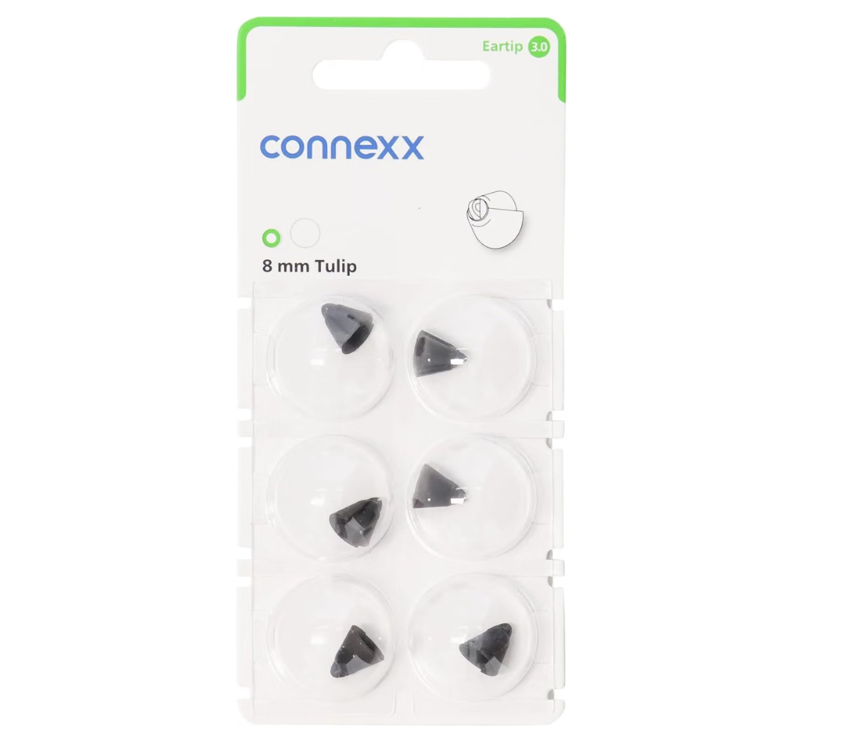 Signia / Connexx EarTip 3.0 Tulip 8 mm – Domes voor hoortoestellen – 10993682