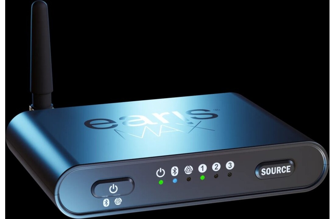Humantechnik earisMAX Set – Bluetooth tv-hoofdtelefoon met Auracast-zender