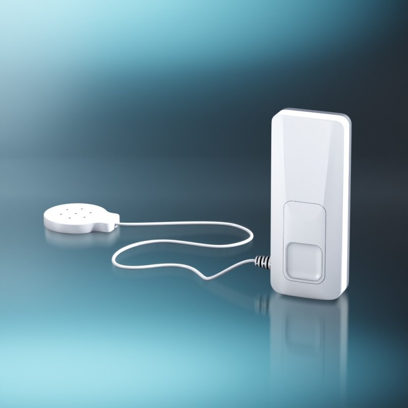 Humantechnik visuTone.air acoustic transmitter with self-adhesive sensor