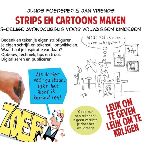 Strips & cartoons maken voor volwassen 'kinderen'