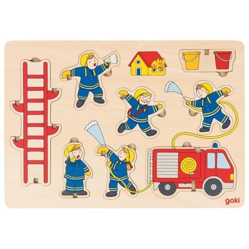 Goki Bouwpuzzel - Brandweer