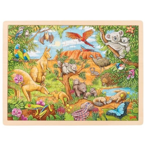 Goki Legpuzzel - Dieren in Australië Goki Legpuzzel - Dieren in Australië