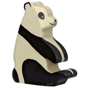 Holztiger Holztiger - Pandabeer, zittend