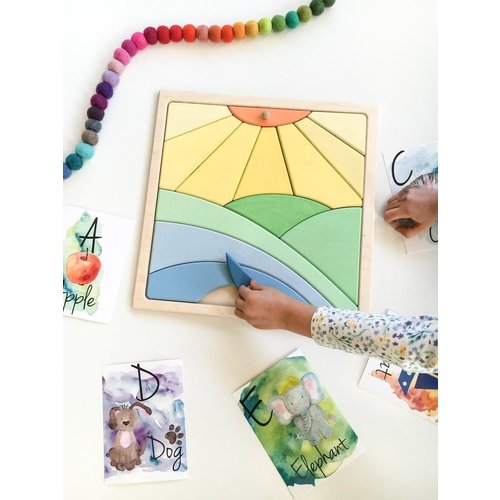 Playful wood Puzzel Zon Playful wood Puzzel Zon