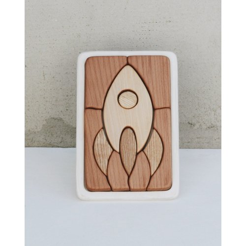 Tateplota Houten puzzel 'Raket' Tateplota Houten puzzel 'Raket'