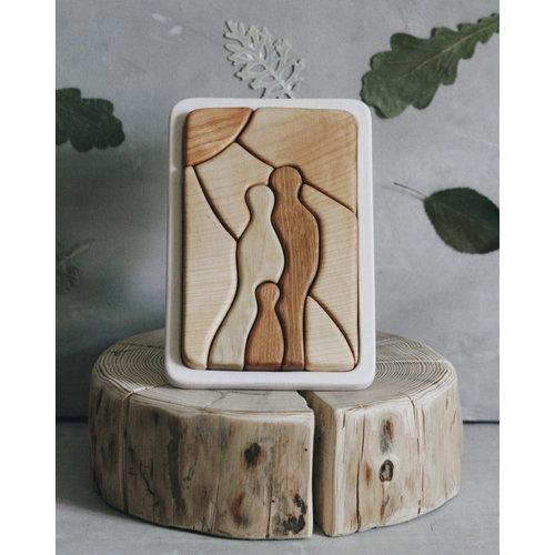 Tateplota Houten puzzel 'Family+1' Tateplota Houten puzzel 'Family+1'